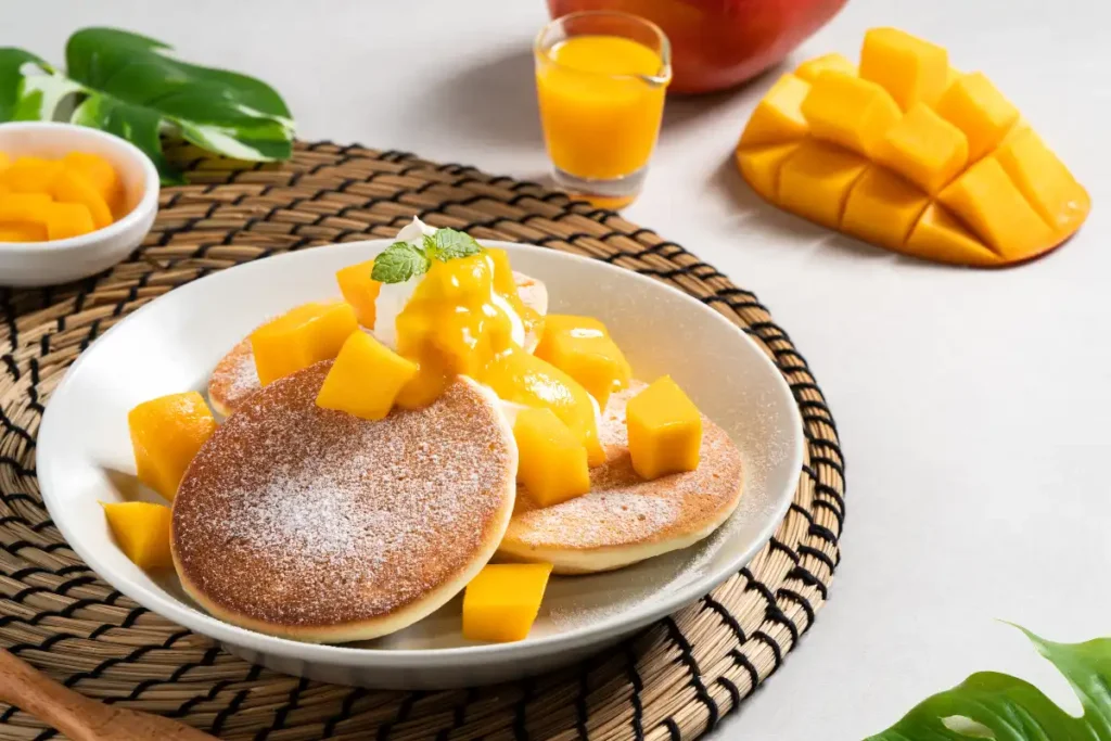What Are Mango Pancakes Made Of? 1 Mango Pancakes