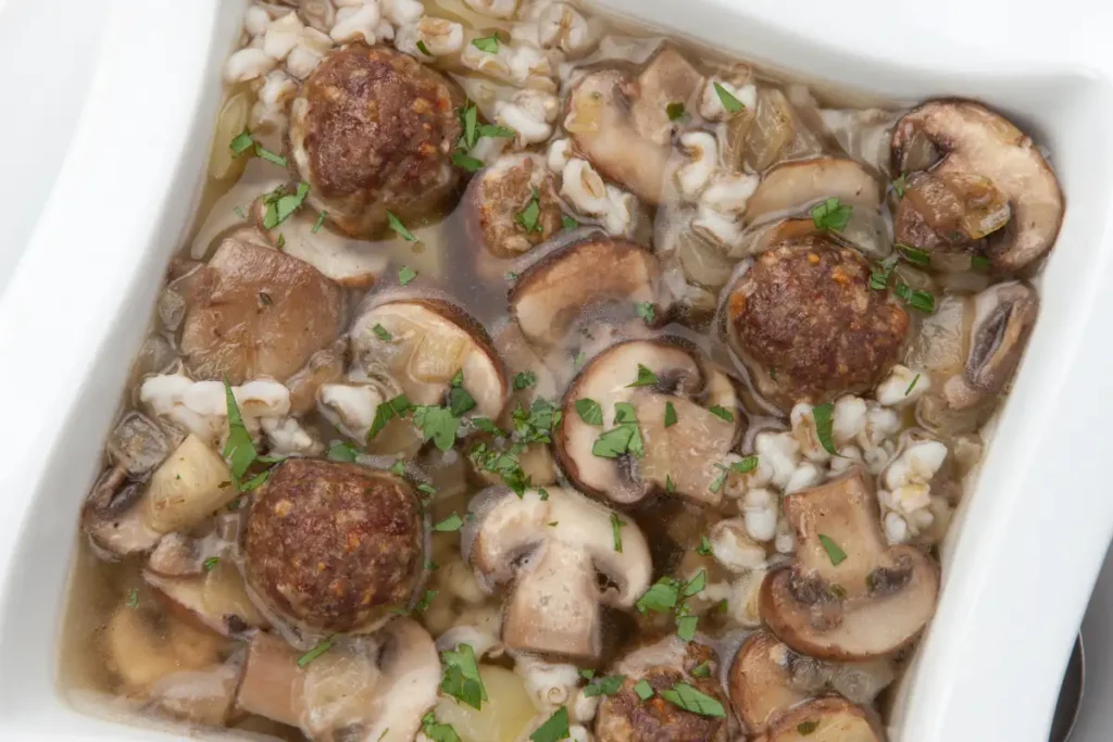Easy Porcupine Meatballs With Mushroom Soup Recipe 1 Easy Porcupine Meatballs With Mushroom Soup Recipe