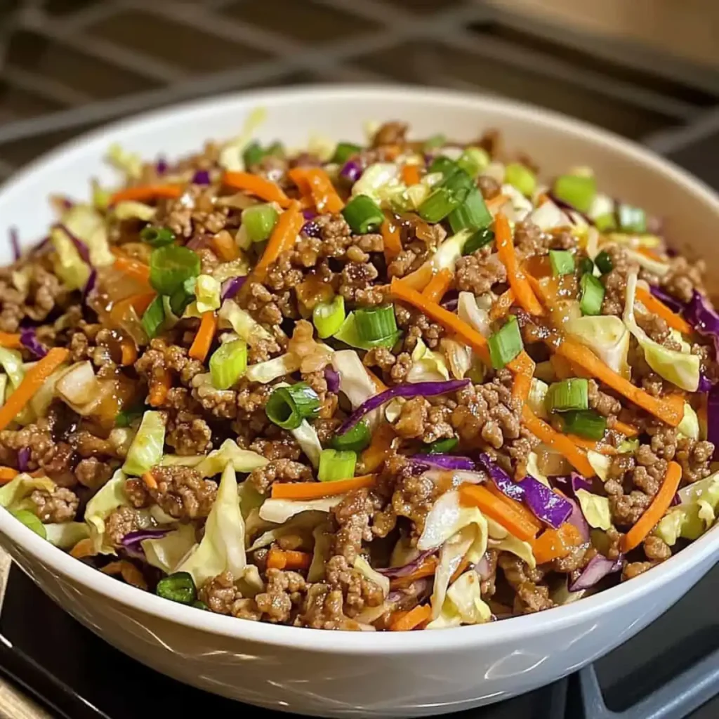 Low-Carb Crack Slaw: Quick Egg Rolls in a Bowl 1 Low Carb Crack Slaw