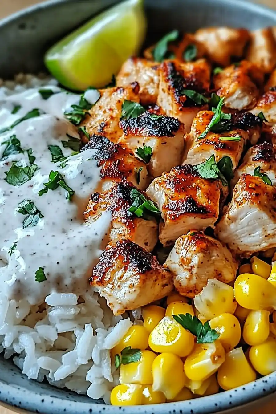 Street-Corn-Chicken-Rice-Bowl Street Corn Chicken Rice Bowl