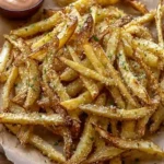 Crispy Air Fryer Garlic Parmesan Fries Perfect Gameday Food