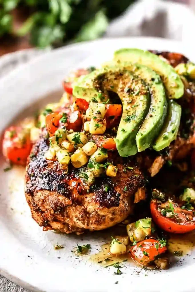 Grilled Fiesta Lime Chicken with Fresh Avocado Salsa