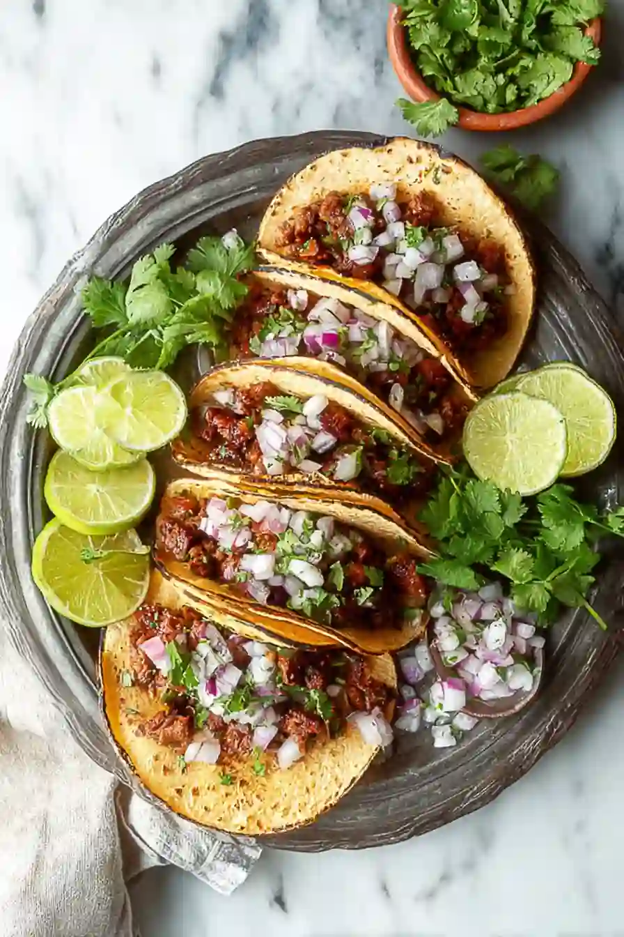 Authentic Mexican Street Tacos with Carne Asada