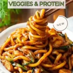 Savory Yaki Udon with Mixed Veggies & Protein