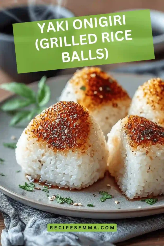 Yaki Onigiri Recipe: Crispy Grilled Rice Balls Bursting with Flavor