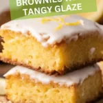 Zesty Lemon Brownies with Tangy Glaze 2