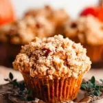 Apple Pumpkin Streusel Muffins