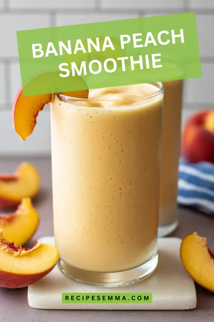Banana Peach Smoothie