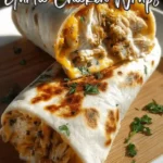 Cheesy Garlic Chicken Wraps1