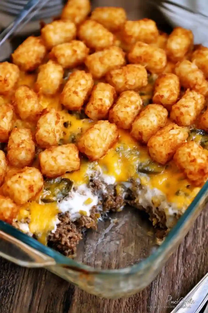 Cheesy Tater Tot Casserole recipe