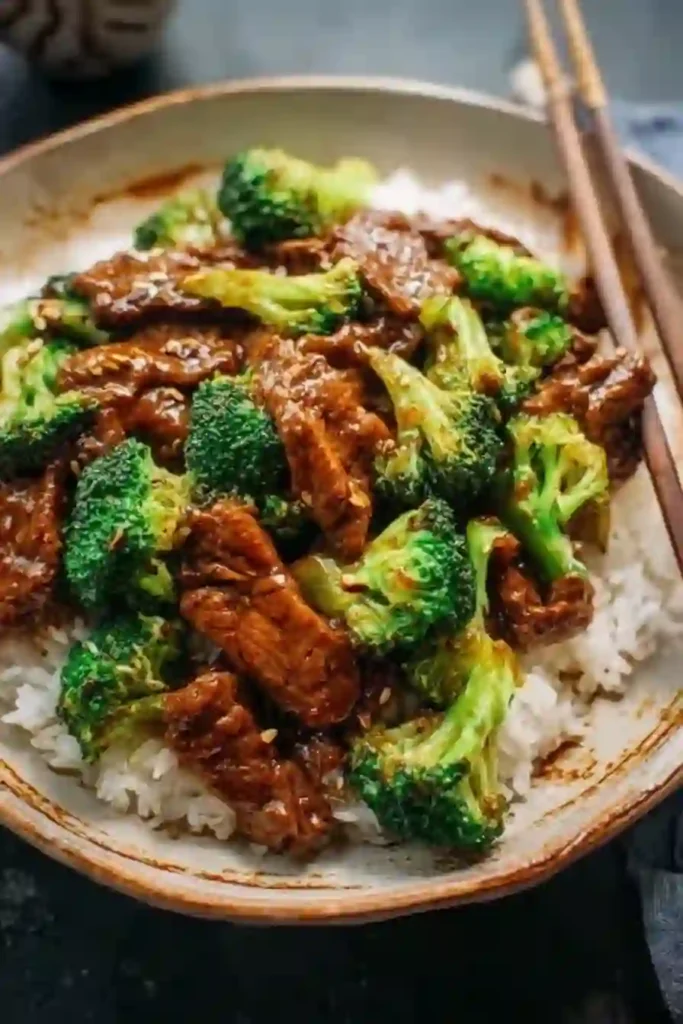 Chinese Beef and Broccoli Stir Fry recipe