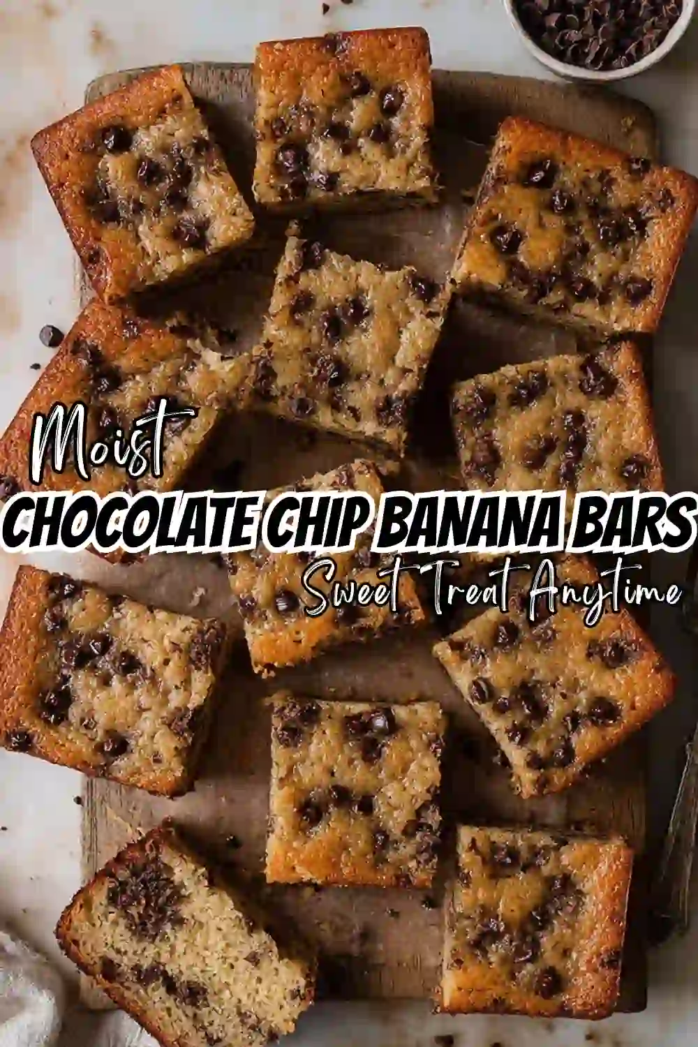 Chocolate Chip Banana Bars Recipe