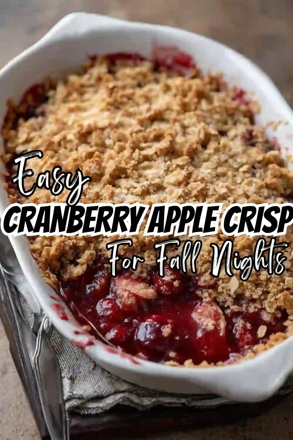 Cranberry Apple Crisp