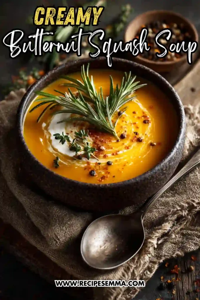Creamy Butternut Squash Soup