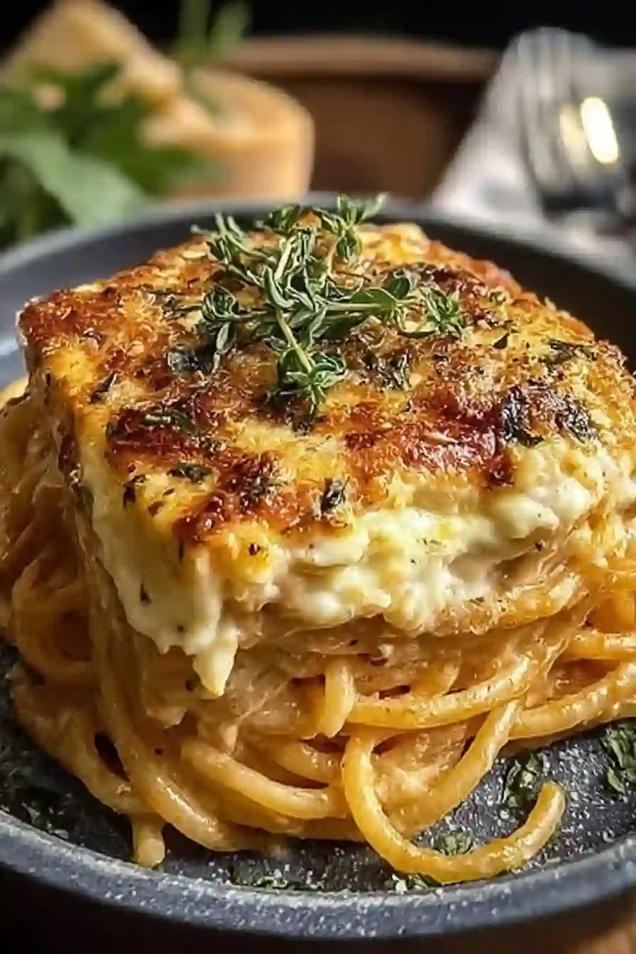 Baked Cream Cheese Spaghetti Casserole – Creamy & Cheesy Comfort Food