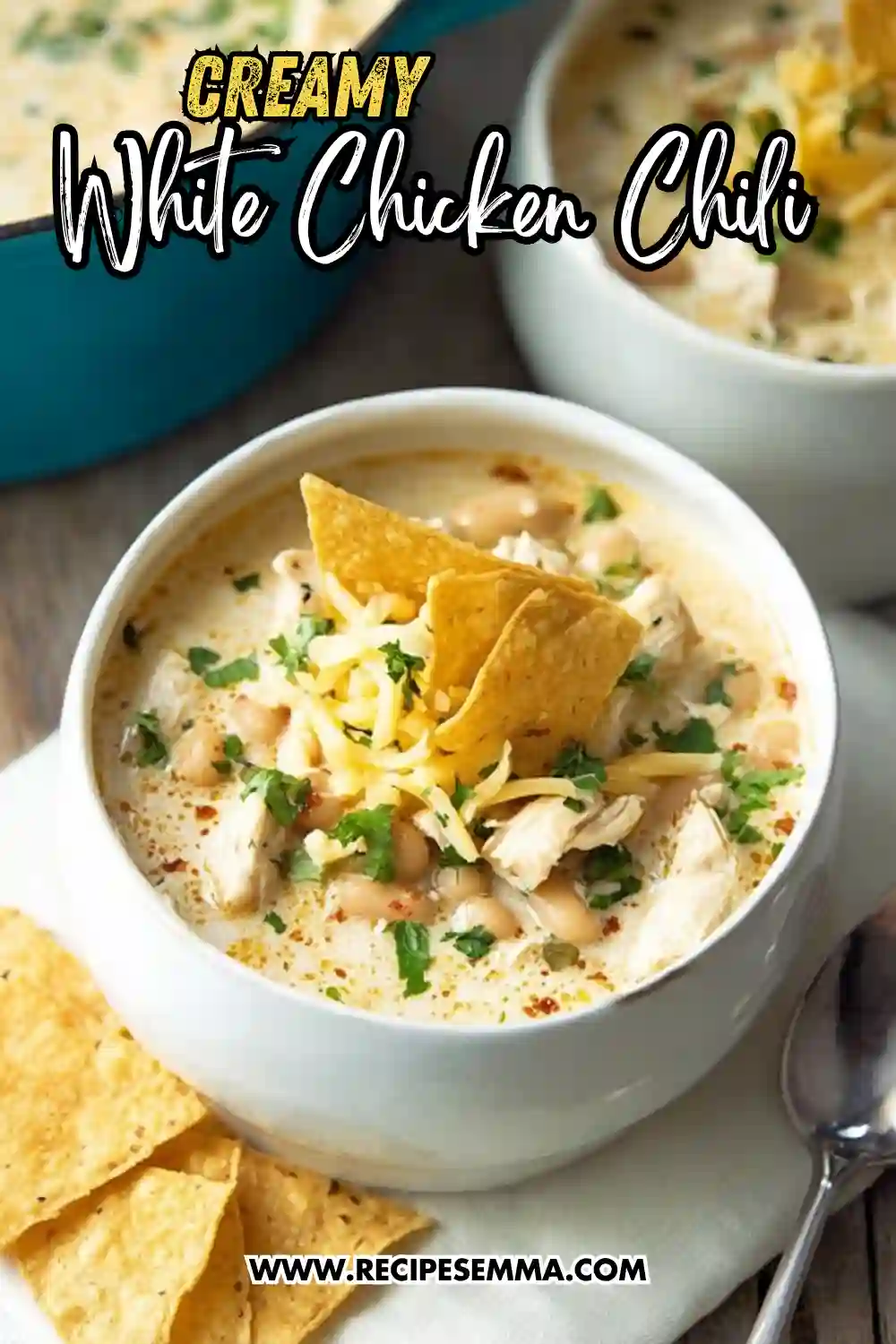 🥣 Creamy White Chicken Chili Recipe – Stovetop, Crockpot & Instant Pot
