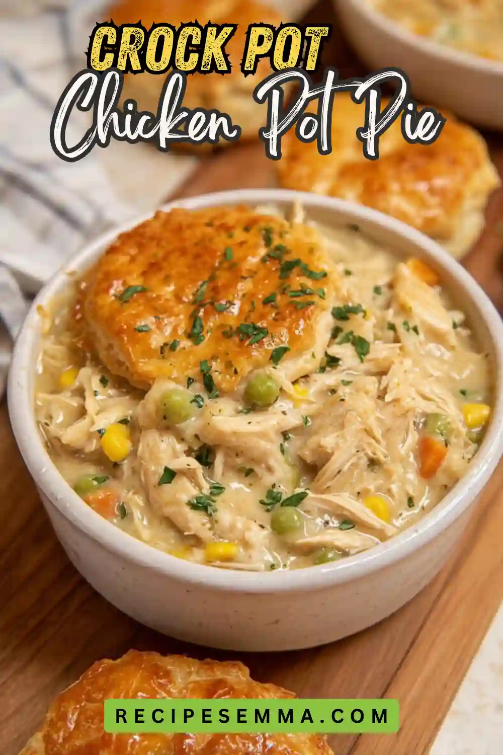 Crock Pot Chicken Pot Pie