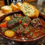 French-Style Beef Stew with Balsamic Vinegar and Vegetables 8 French Style Beef Stew