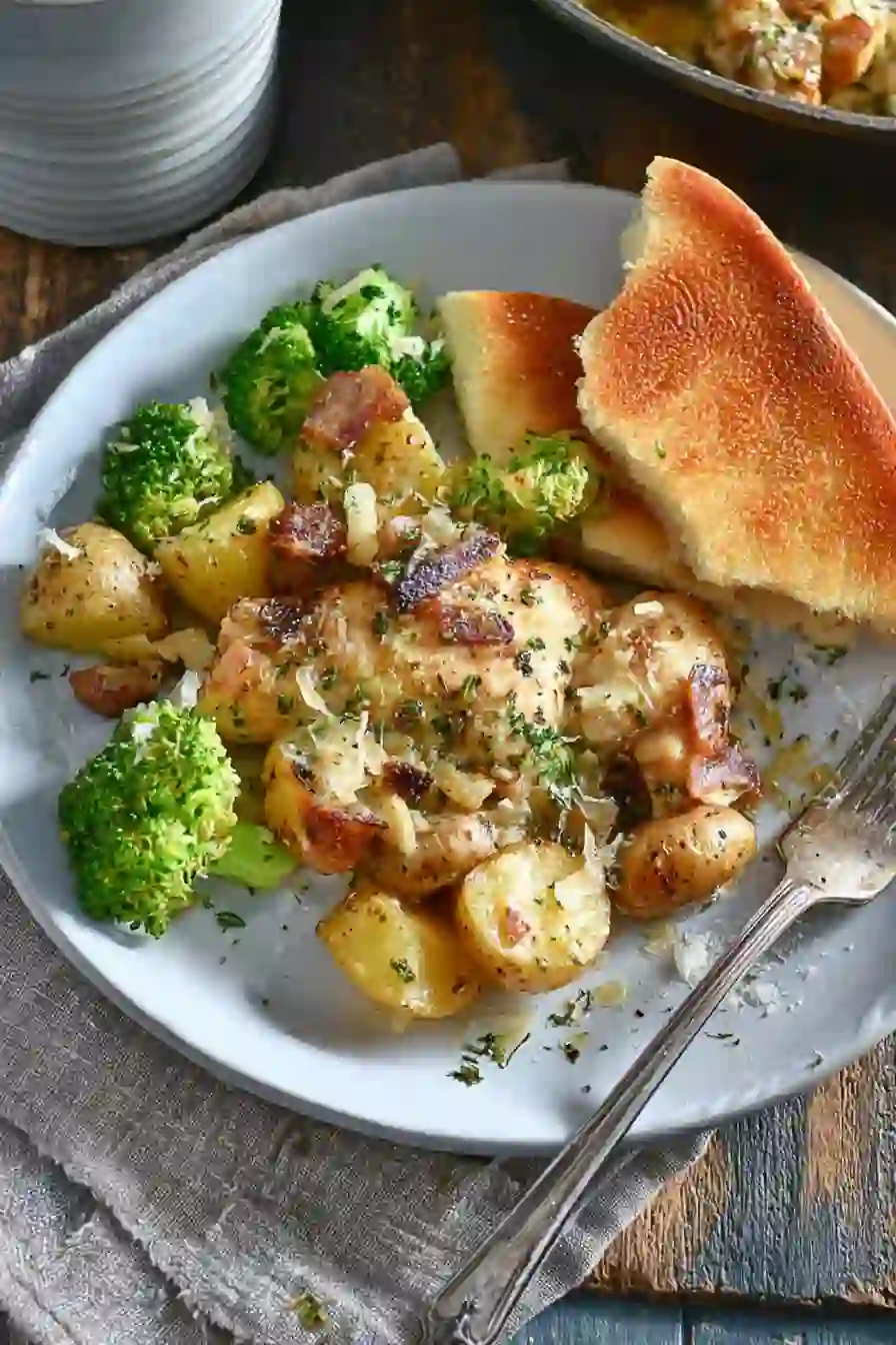Garlic Parmesan Crockpot Chicken and Potatoes: The Ultimate Comfort Food Dinner