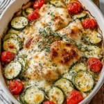 Mediterranean Chicken Zucchini Bake – Healthy Weeknight Dinner