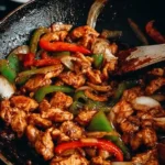 Pepper Chicken Stir Fry with Peppers