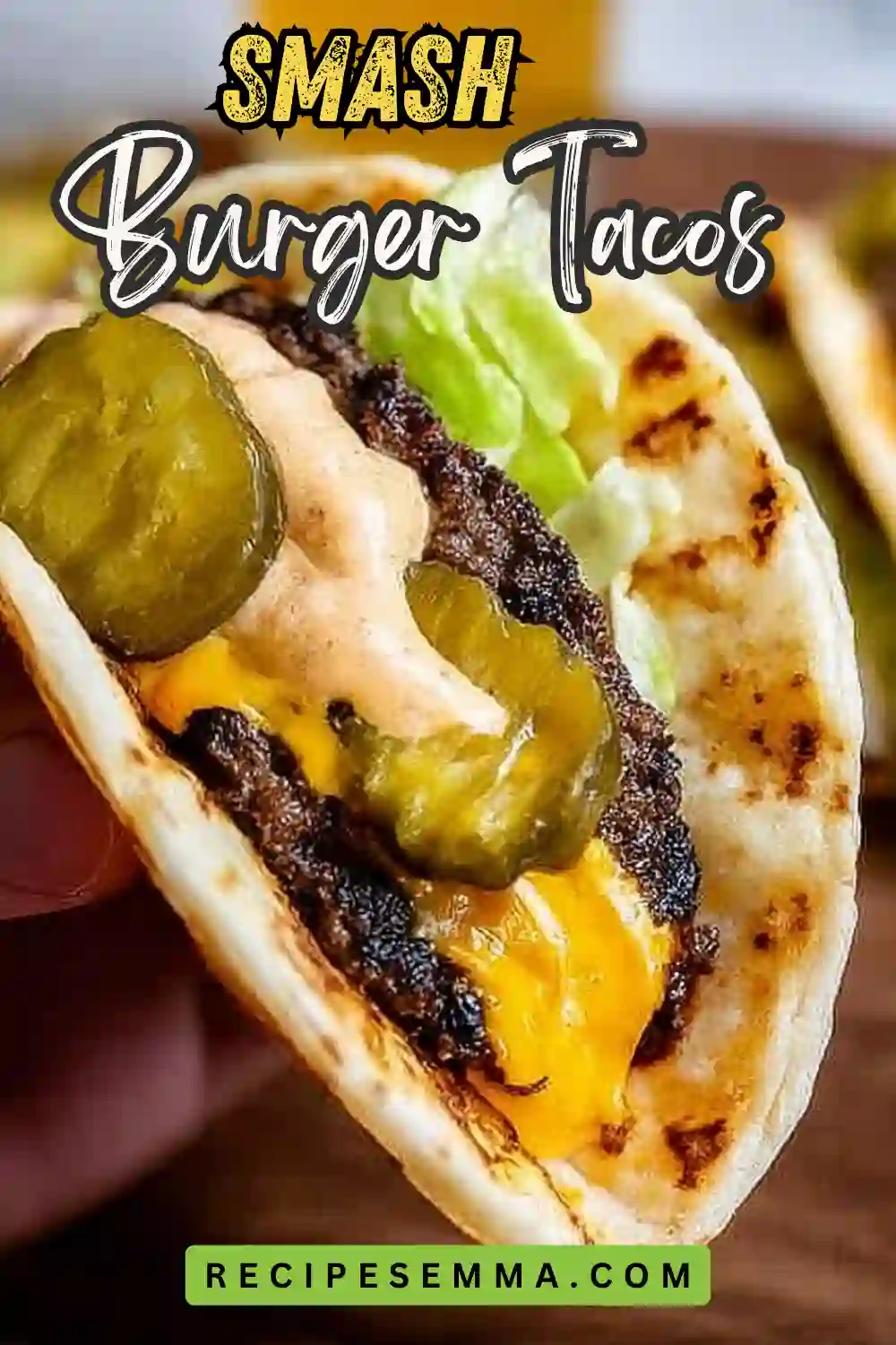 Smash Burger Tacos with Creamy Burger Sauce 1