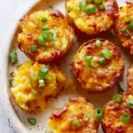 Smashed Baked Potatoes with Cheddar 1