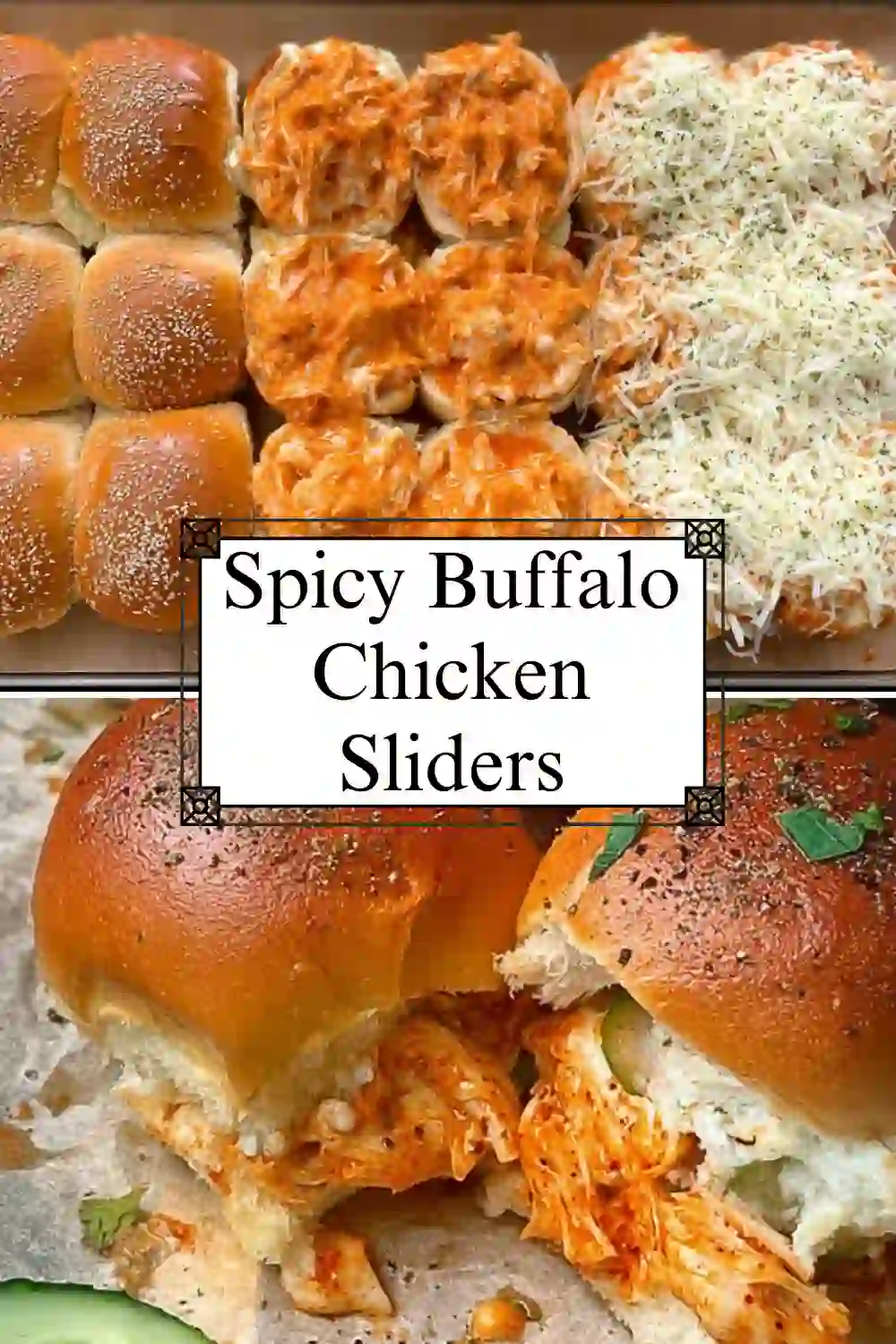 Spicy Buffalo Chicken Sliders 1