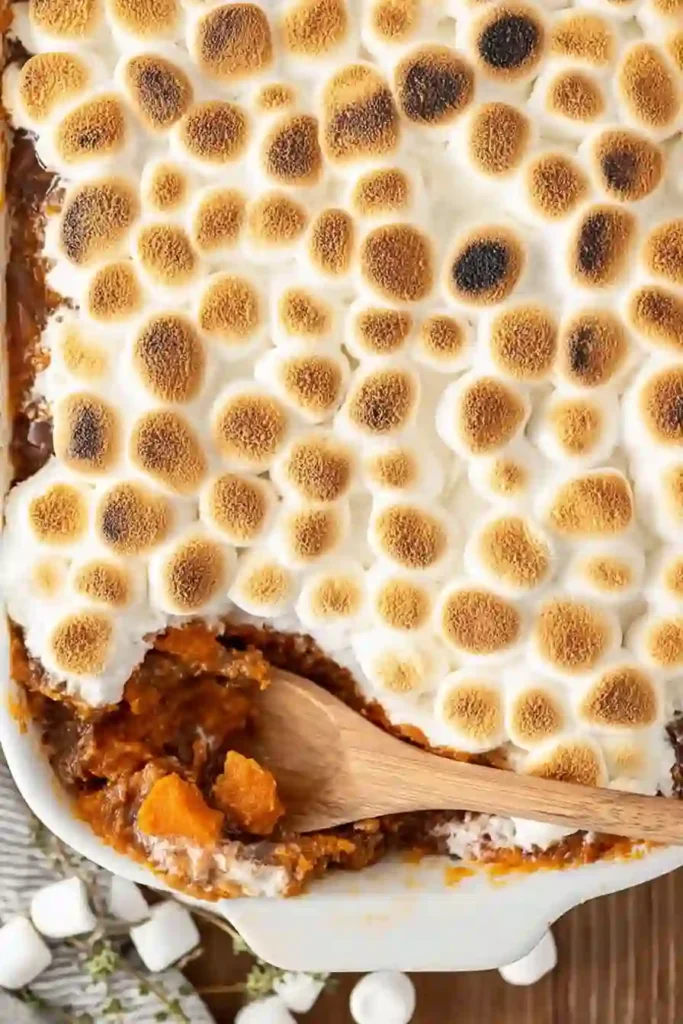 Sweet Potato Casserole with Marshmallows 1