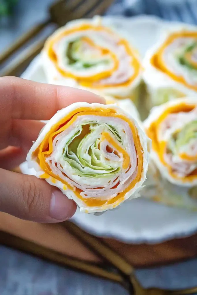 Turkey Cheddar Roll Ups