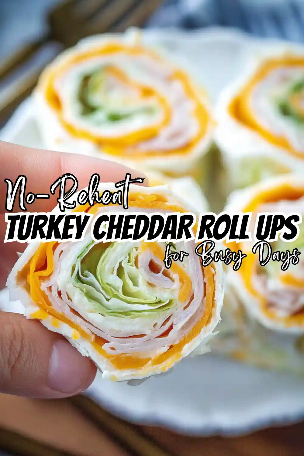 Turkey Cheddar Roll Ups recipe