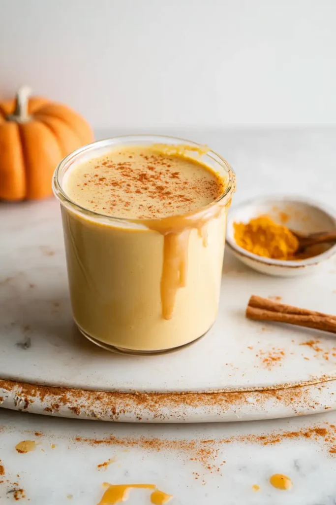 Creamy Pumpkin Chai Smoothie Recipe for Fall Mornings 3 cozy Pumpkin Chai Smoothie