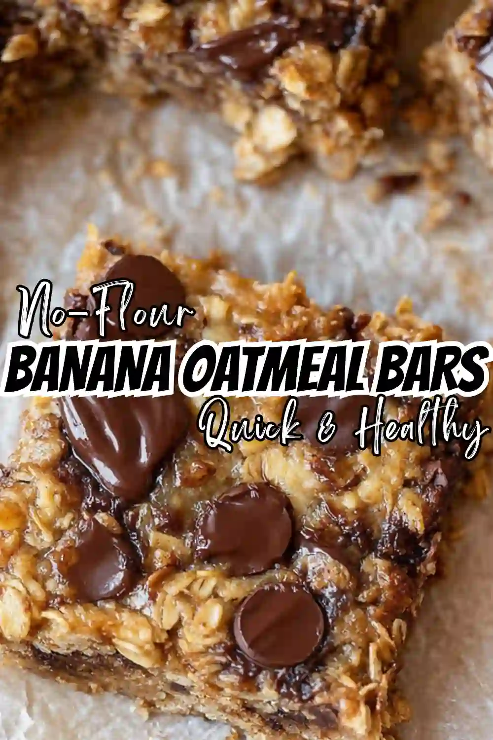 healthy Banana Oatmeal Bars