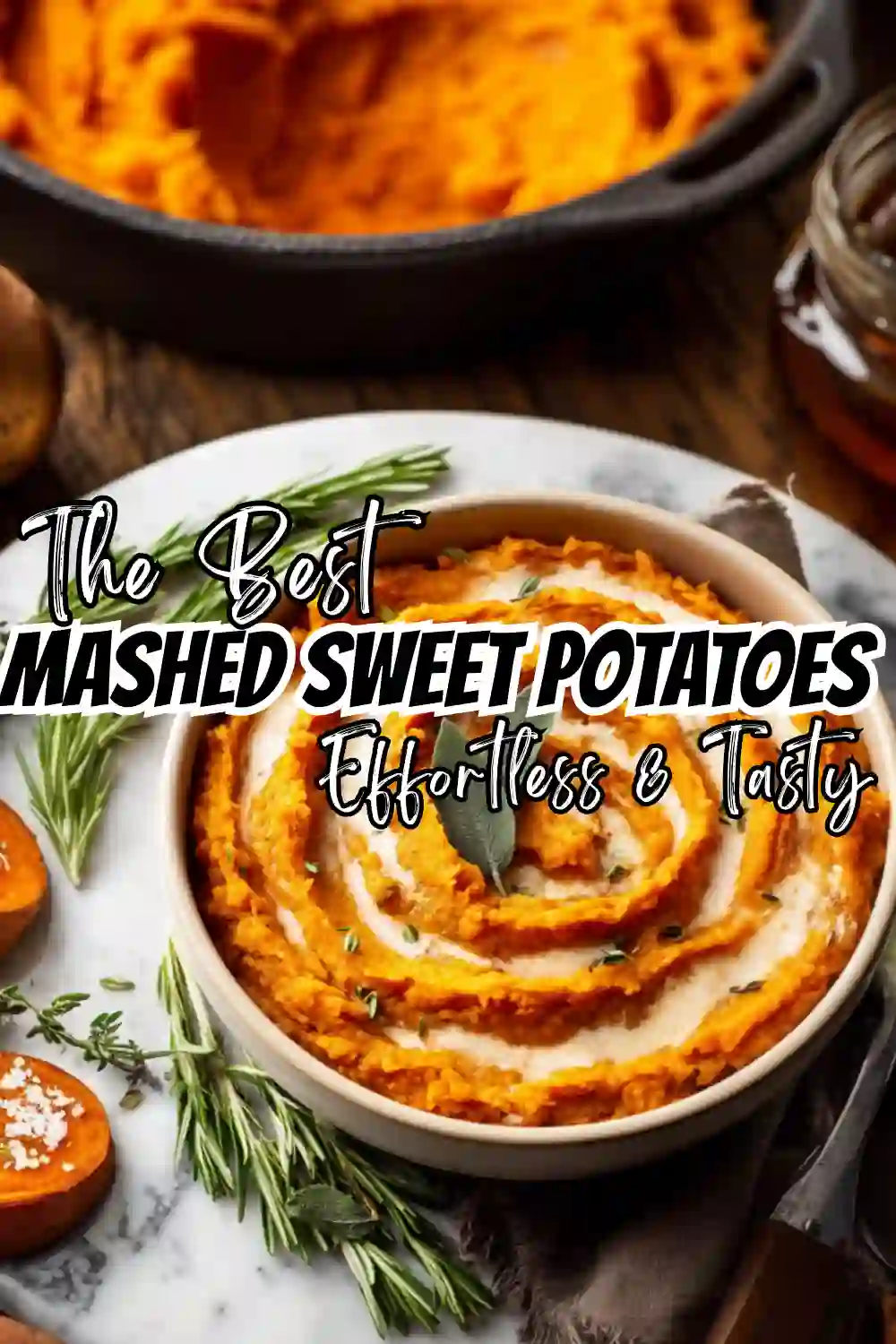 mashed sweet potatoes
