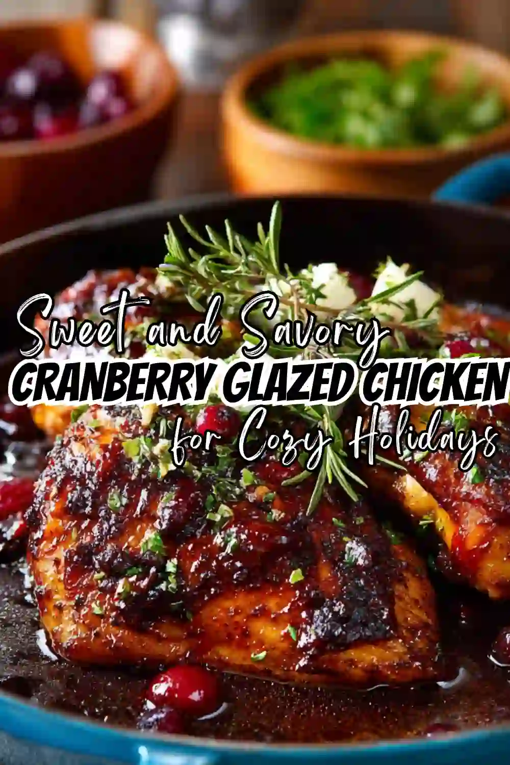 sweet Cranberry Glazed Chicken