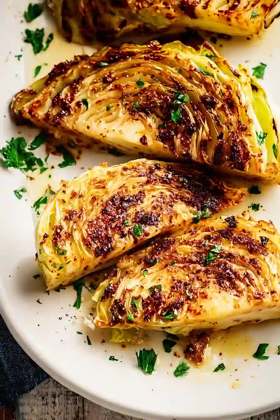 Crispy Air Fryer Cabbage Wedges Recipe (Healthy & Quick)