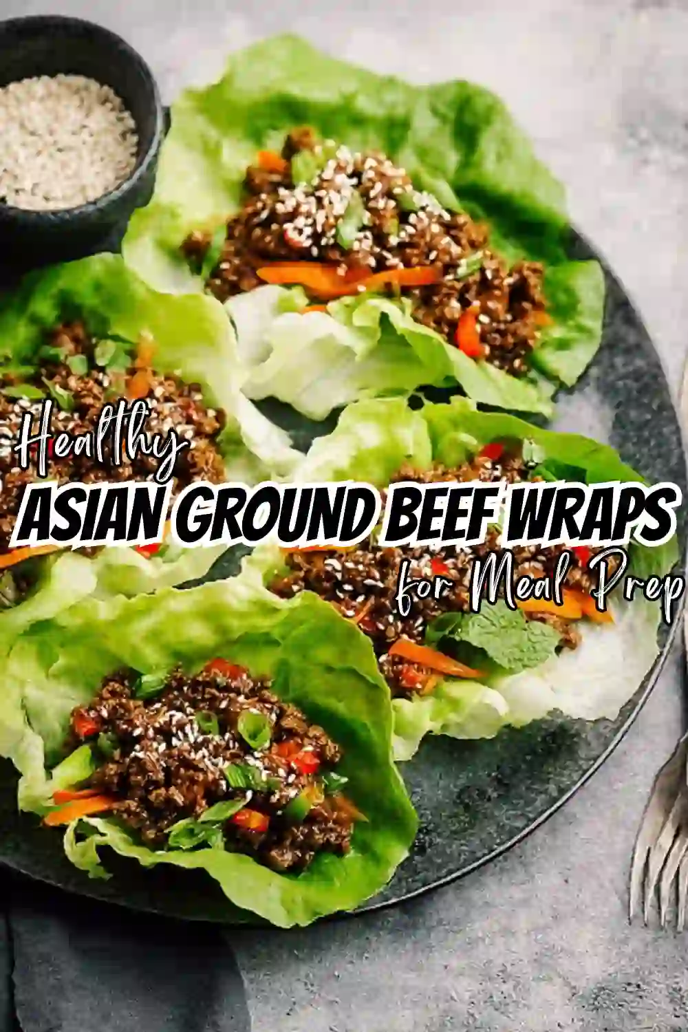 Asian Style Ground Beef Lettuce Wraps