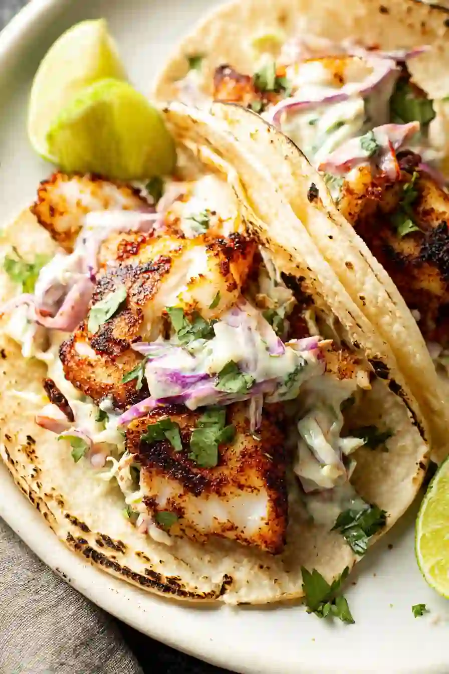 Blackened Fish Tacos Recipe That Bursts With Flavor