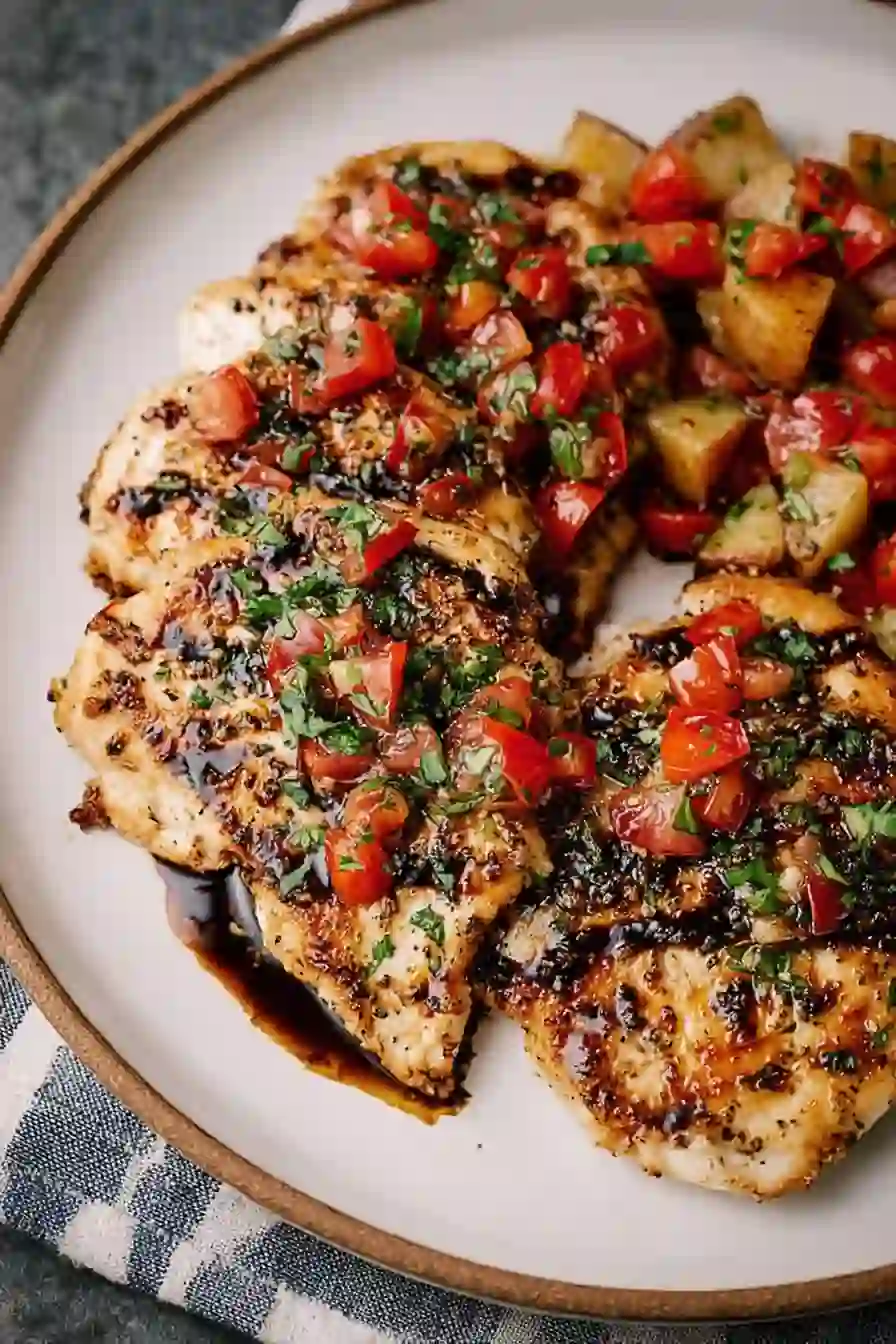 30-Minute Bruschetta Chicken Recipe for a Fresh Healthy Dinner