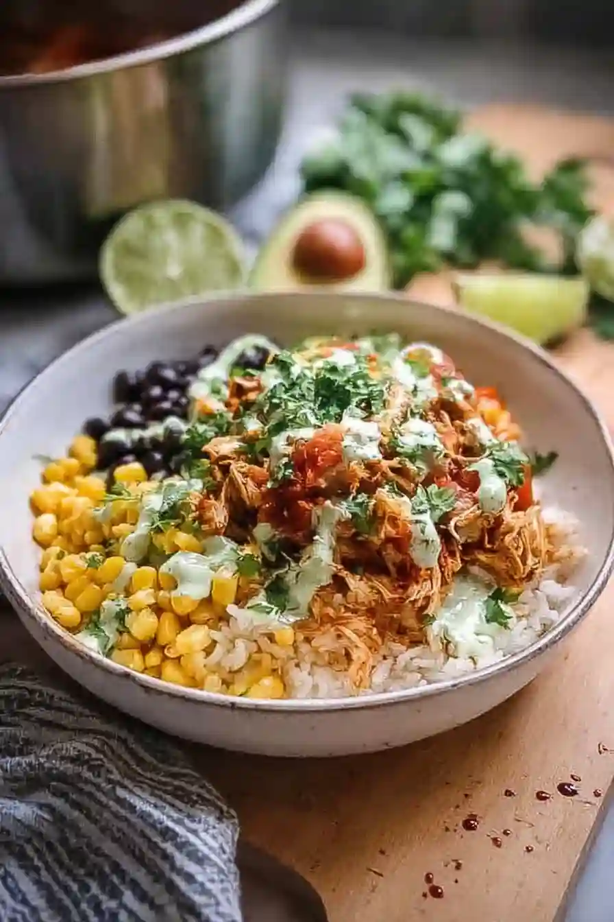 Slow Cooker Chicken Burrito Bowl Recipe for Easy Meal Prep