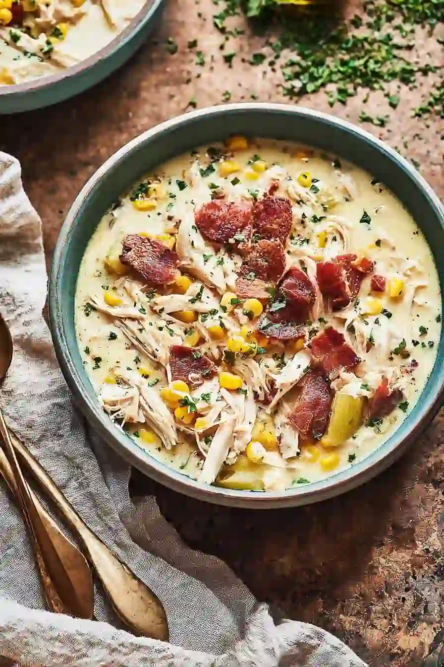 Creamy Slow Cooker Chicken Corn Chowder Recipe to Warm Your Soul