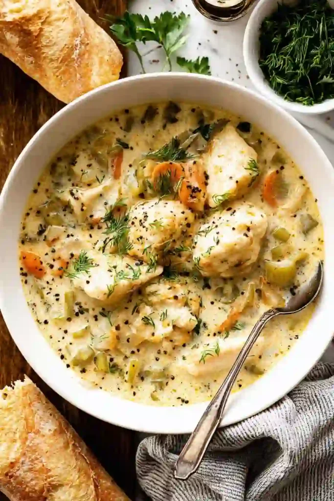 Chicken Dumpling Soup