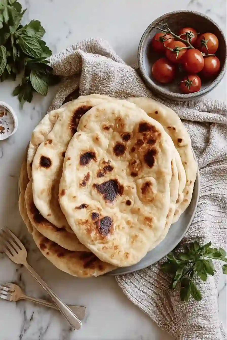 Cottage Cheese Garlic Naan (High Protein, No Yeast Recipe)