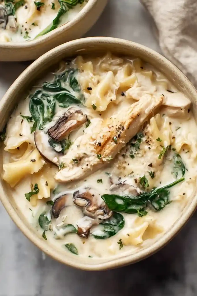 Creamy Chicken Lasagna Soup