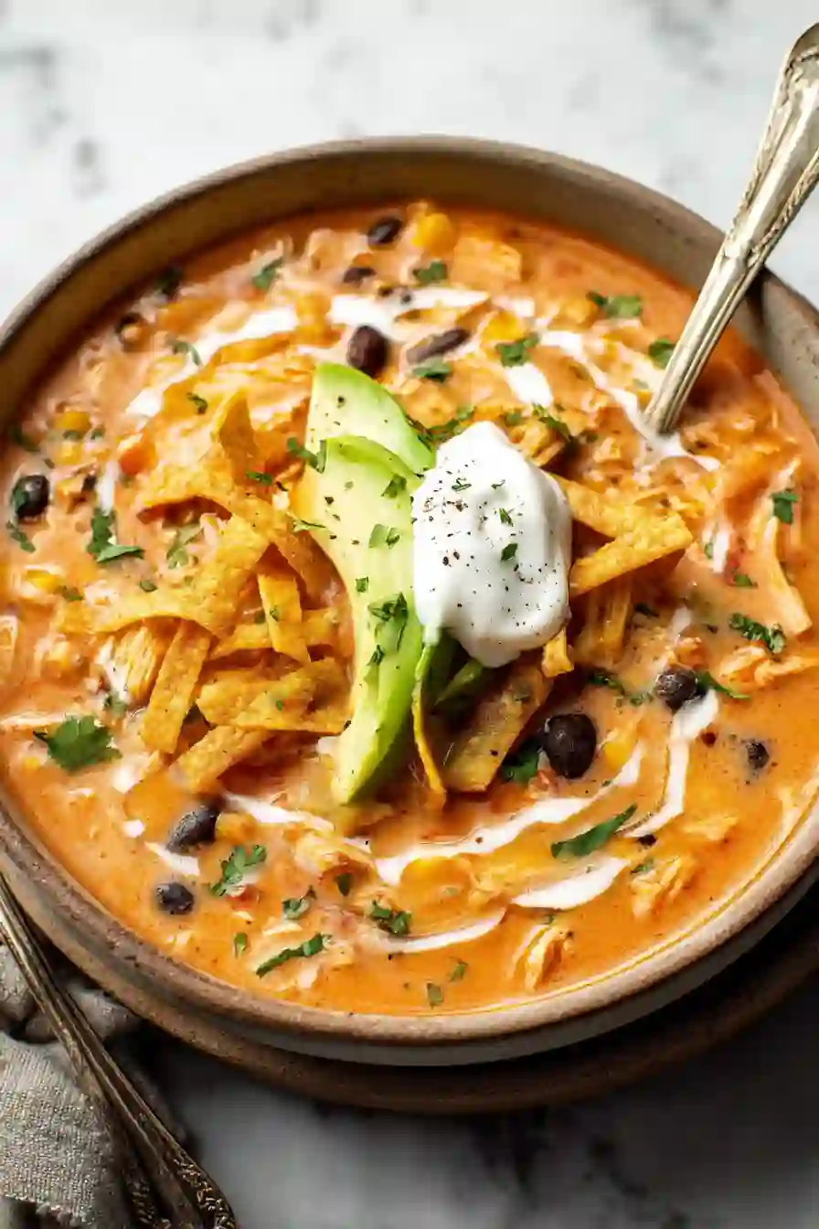 Creamy Chicken Tortilla Soup Recipe: Cozy and Flavorful Comfort Food