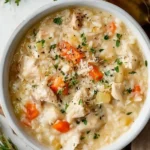Creamy Chicken and Rice Soup