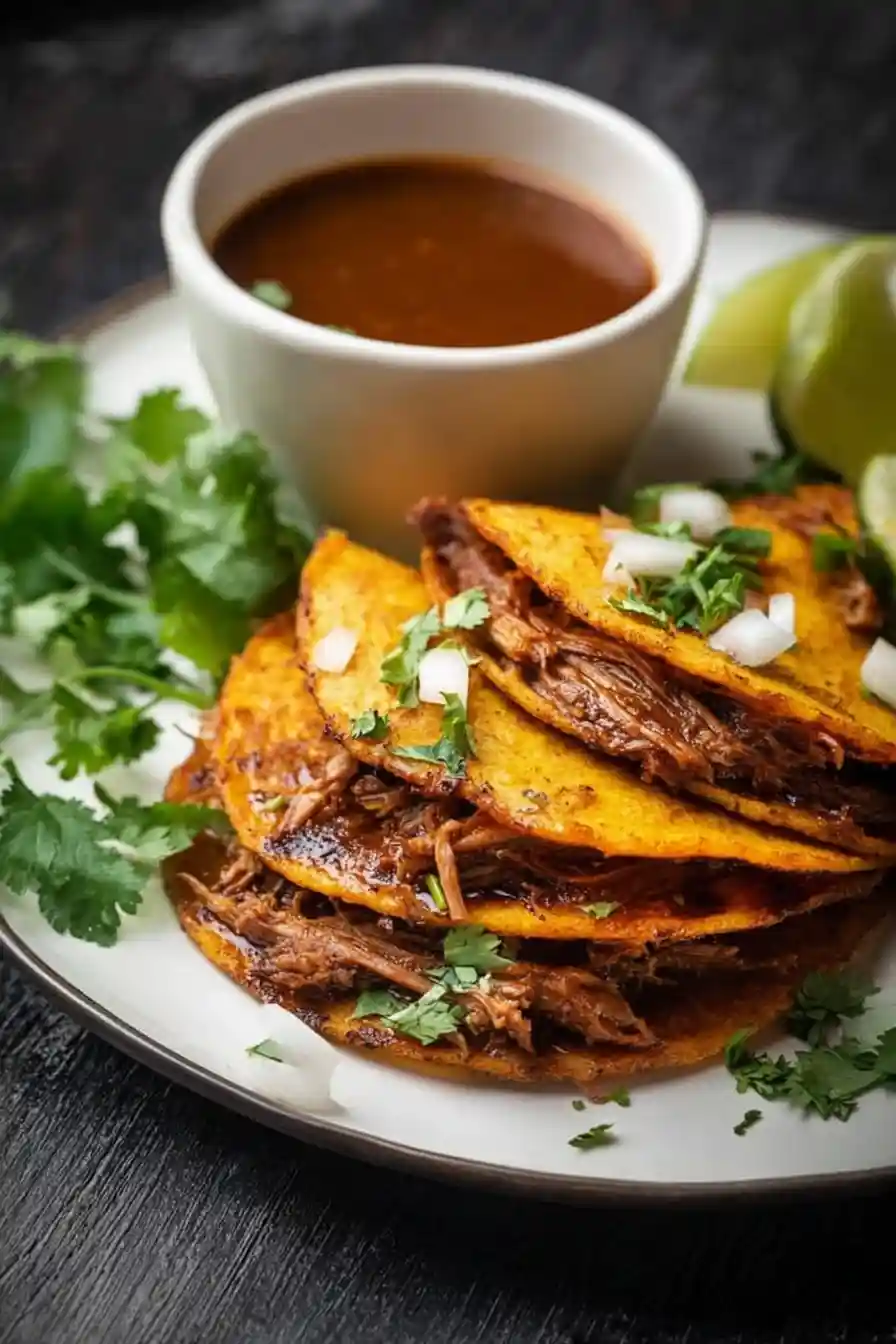 Crock Pot Birria Tacos Recipe for Crispy, Juicy Flavor