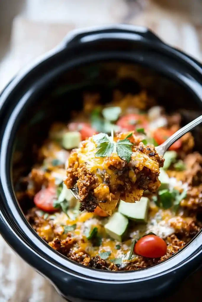 Crock Pot Taco Casserole Recipe