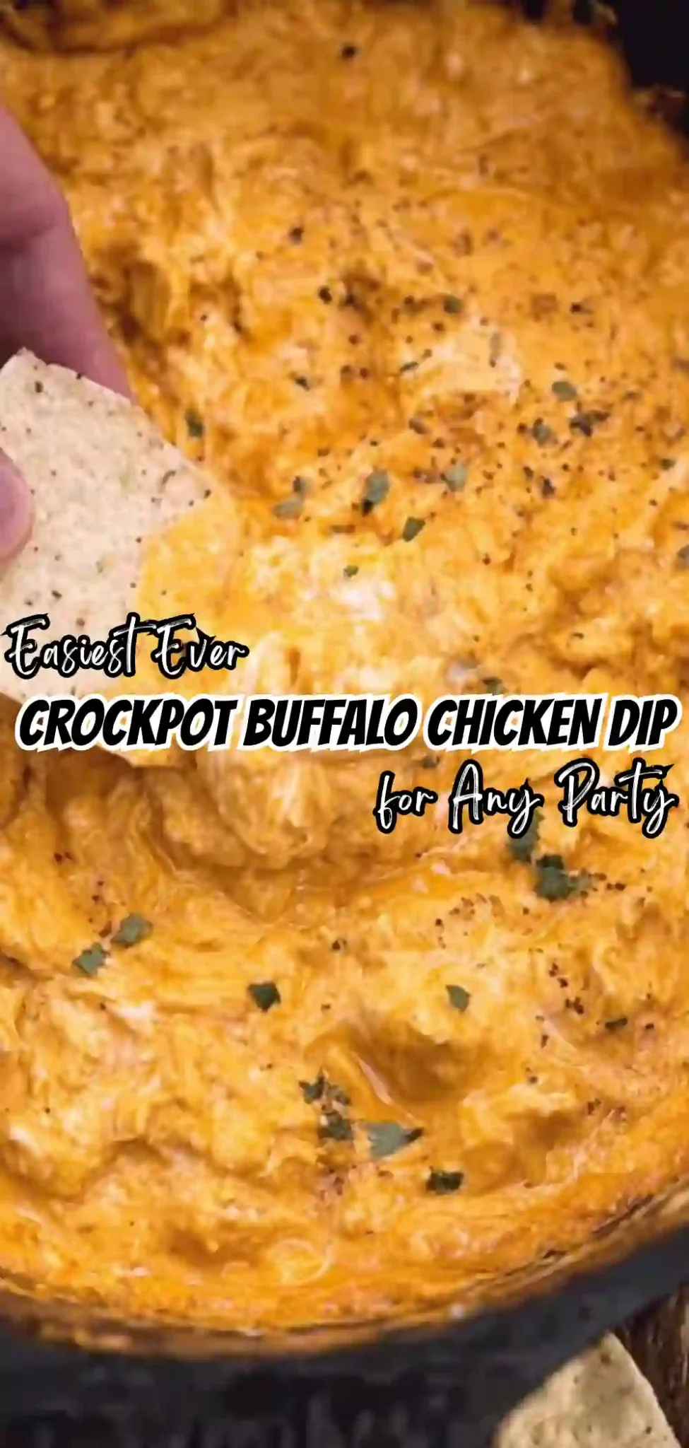 Crockpot Buffalo Chicken Dip