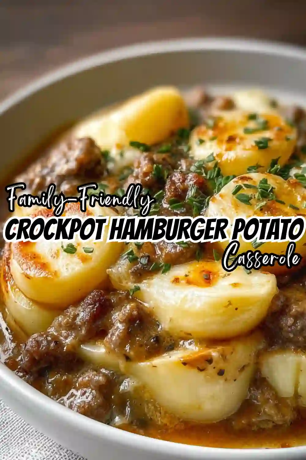 Crockpot Hamburger Potato Casserole